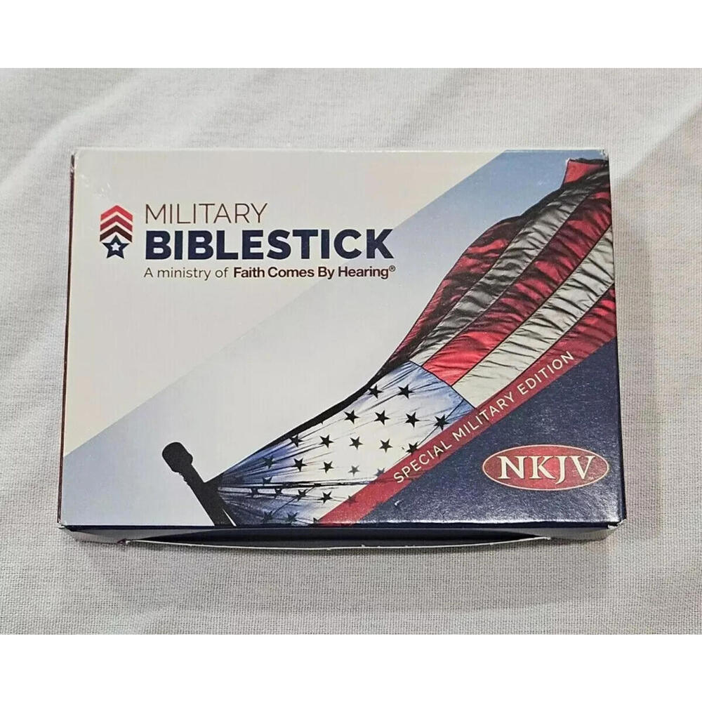 Military Bible Stick NKJV Special Military Edition Portable MP3 Audio & Ear Buds